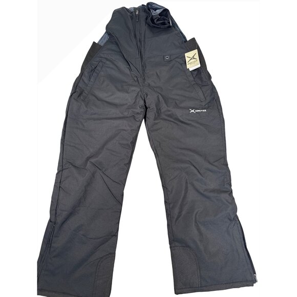 Arctix Essential Black Bib Ski Snow Pants Overall Womens XL 29" Inseam Active - Picture 1 of 14